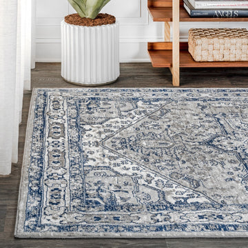 Jerica modern Persian Vintage Medallion Area Rug